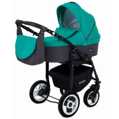 Коляска 2 в 1 Rant Dream 08 серый-темно-зеленый