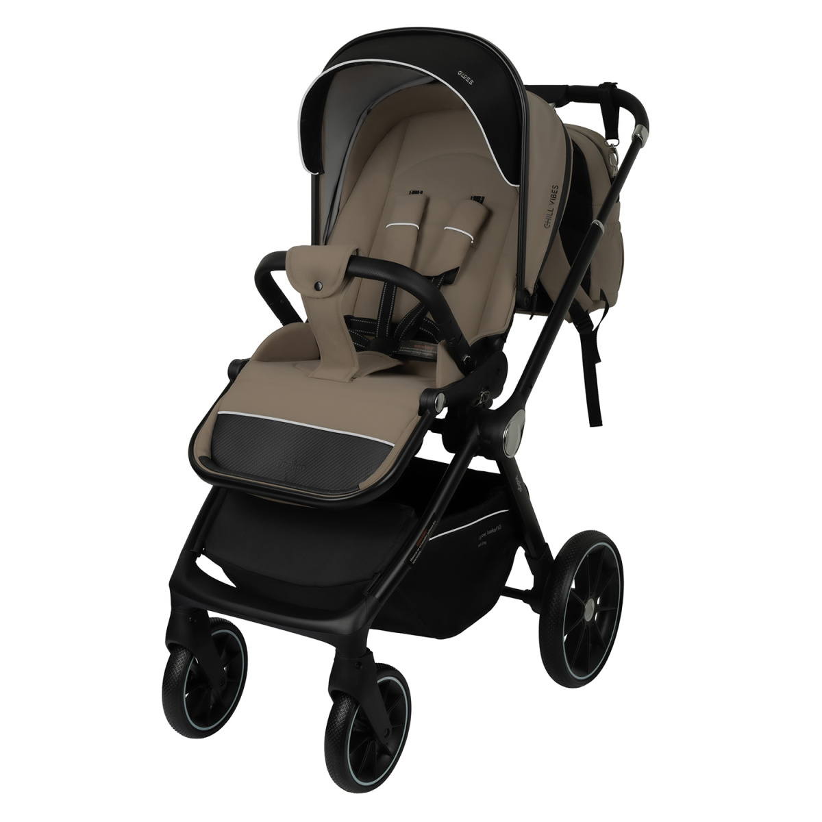 Коляска прогулочная Indigo GLOSS бежевый