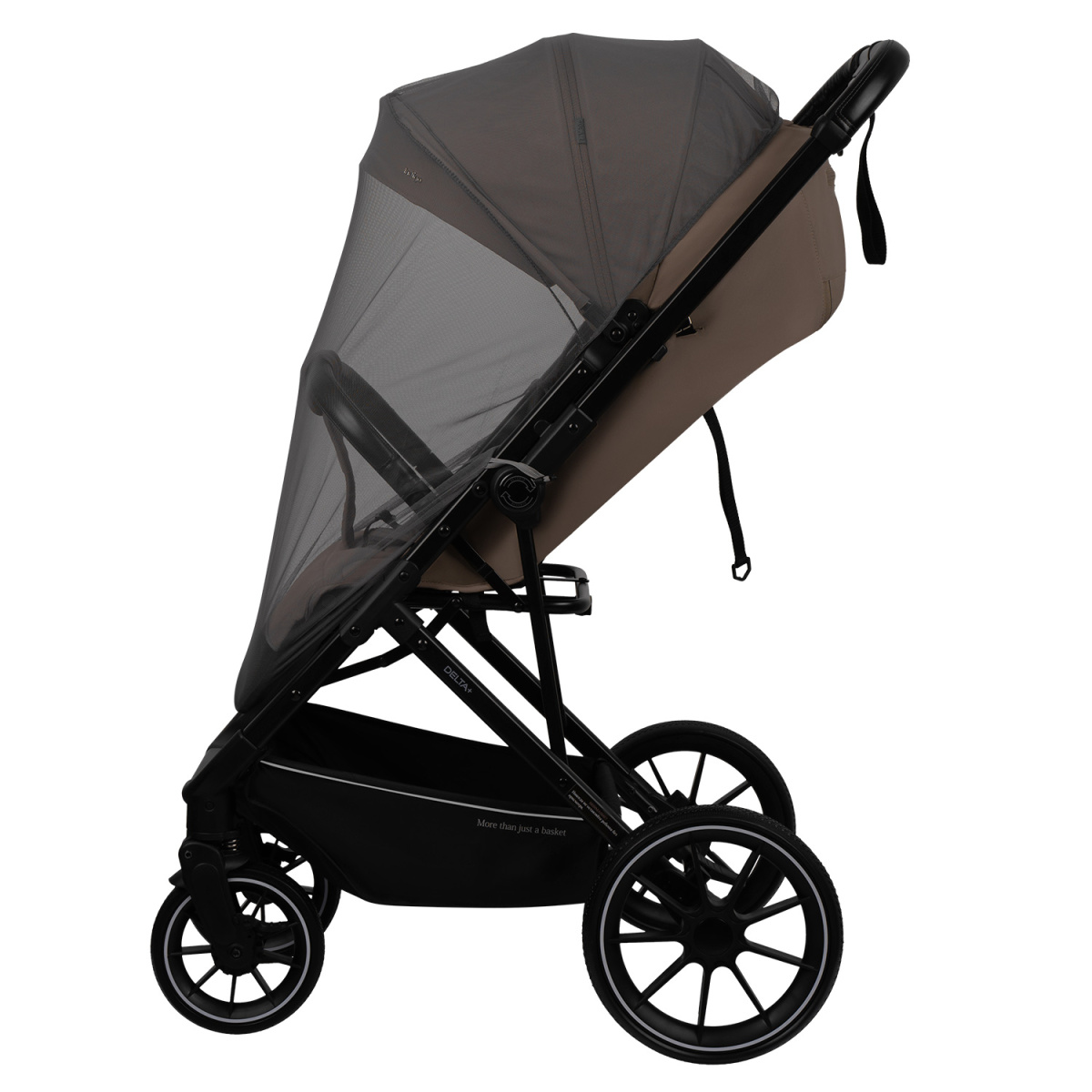 Коляска прогулочная Indigo Delta+ темно-бежевый