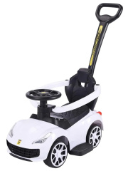 Детская каталка Sevillababy GT Sport 3 в 1 с ручкой BC608P white/белый