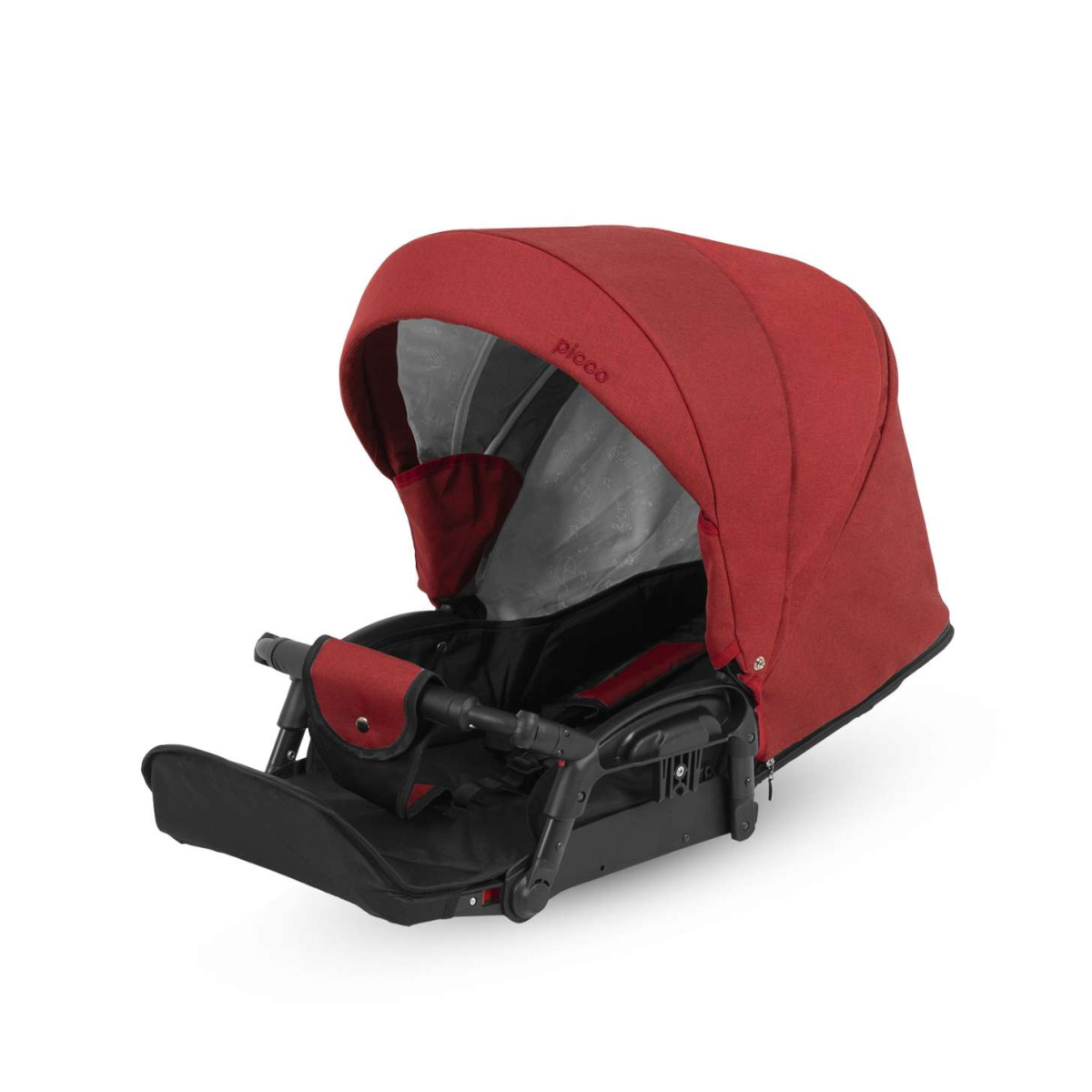 Коляска Camarelo Picco 3 в 1 красный меланж