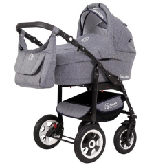 Коляска 2 в 1 Rant Fenix Prime 01 темно-серый джинс