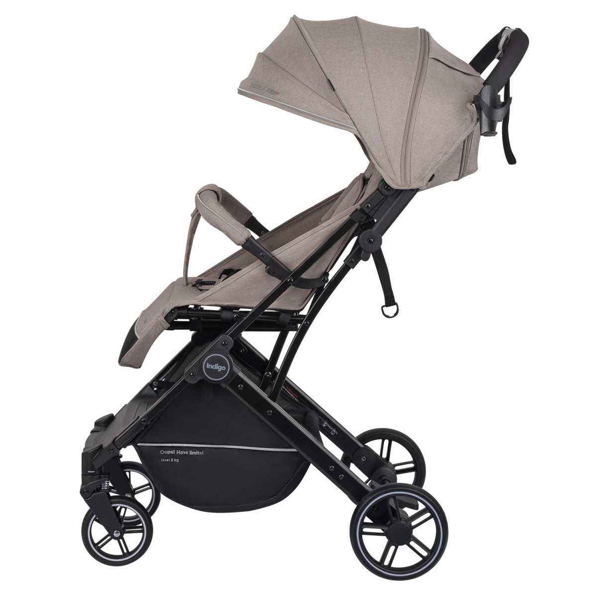 Коляска прогулочная Indigo TRIP бежевый