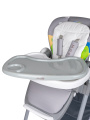 Стульчик для кормления Sevillababy Zoo Brown, Dk.Grey, т.серый, динозаврик