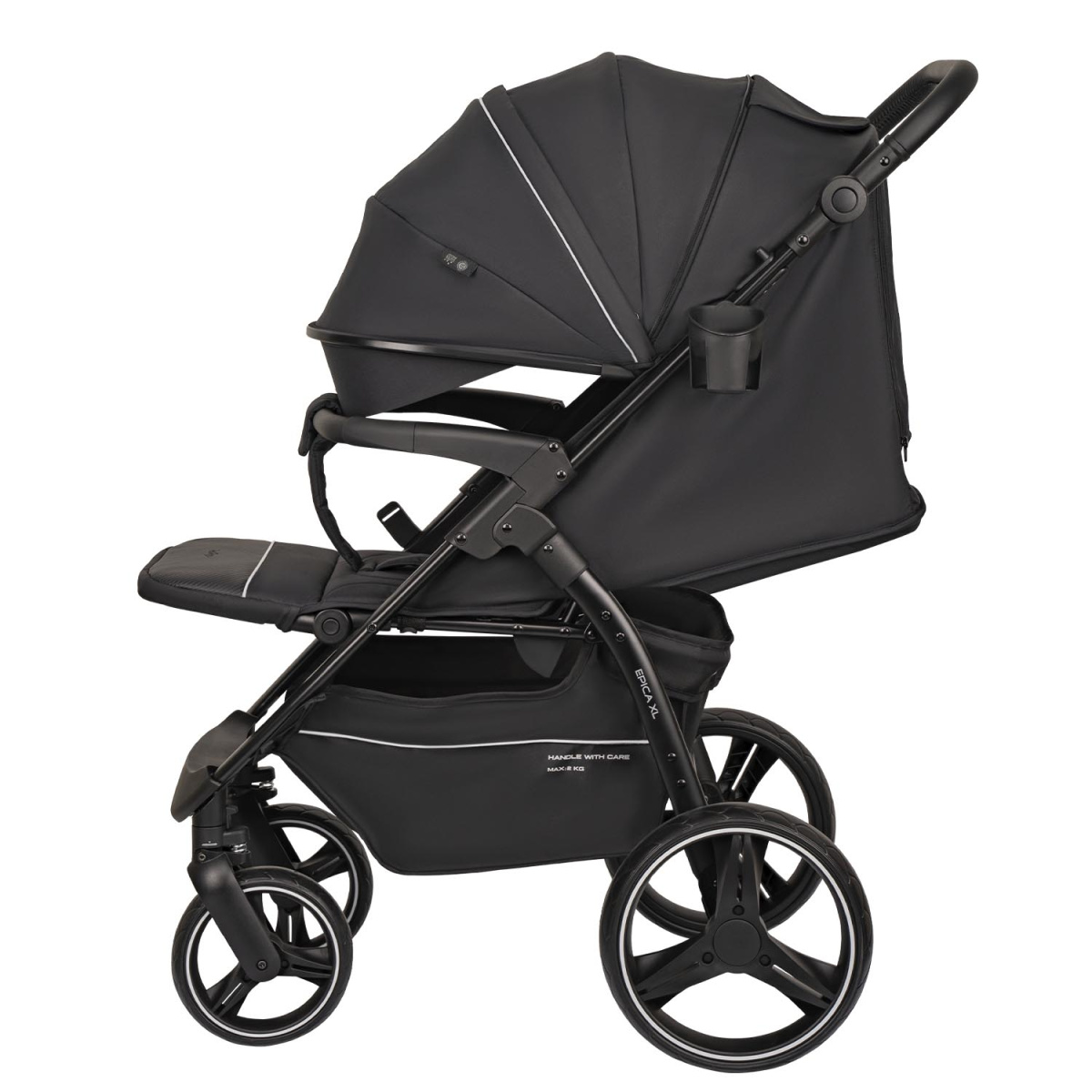 Коляска прогулочная Indigo EPICA XL черный