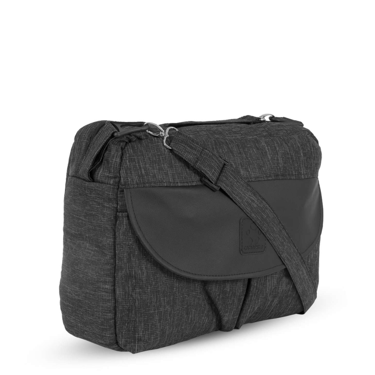 Коляска Camarelo Avenger 2 в 1черный меланж/черная экокожа