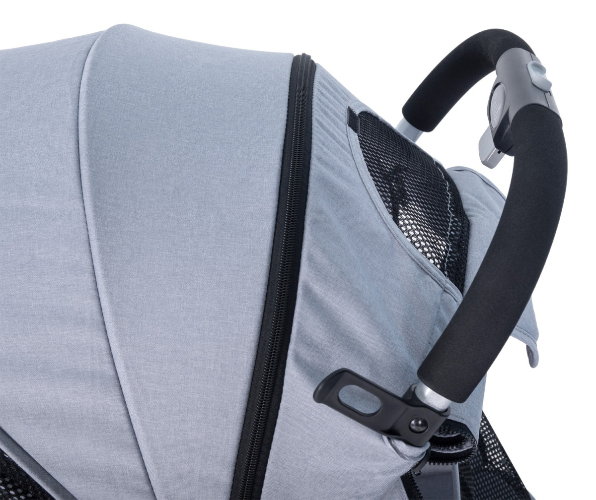 Коляска детская прогулочная Farfello COSTA Linda Silver (Grey/ серый L-1)