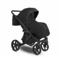 Коляска 2 в 1 Camarelo Avenger, Чёрный жаккард / Чёрная эко-кожа