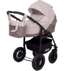 Коляска 2 в 1 Rant Siena 02 коричневый-бежевый