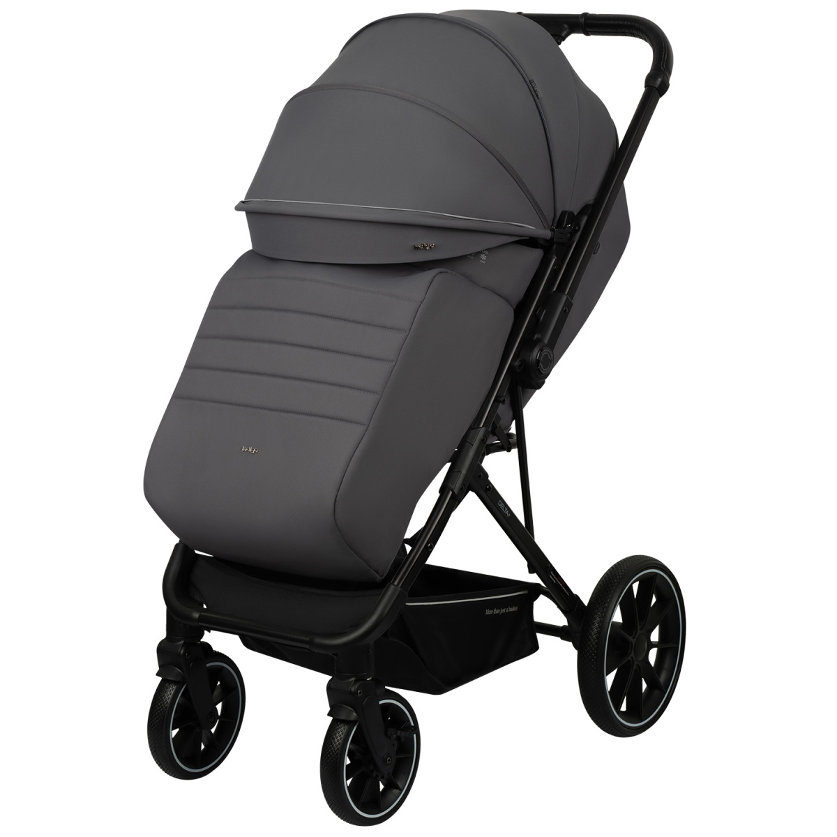 Коляска прогулочная Indigo Delta+ темно-серый
