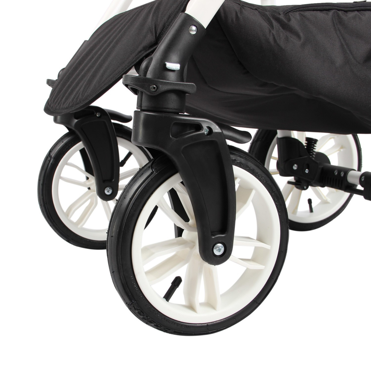 Коляска 2 в 1 Indigo Special, Is 04 (Серая кожа)