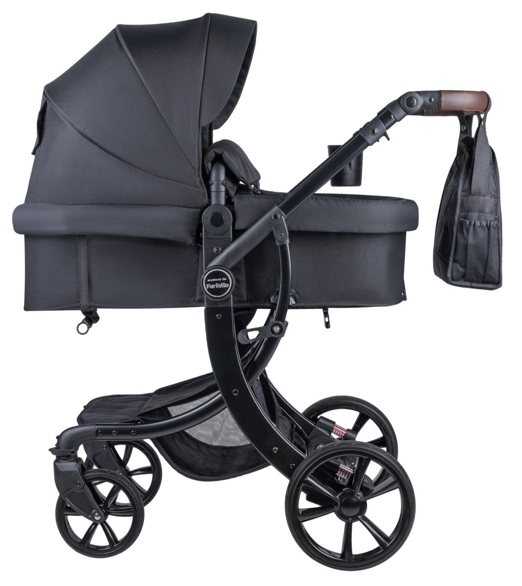 Коляска трансформер Farfello Aimile Original New Black  (Черный NDB-1)