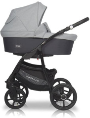 Коляска 3 в 1 Riko Basic Bella 01 серый