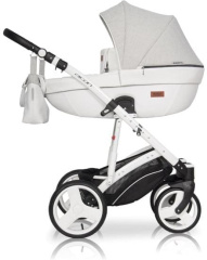 Коляска 3 в 1 Riko Basic Aicon 01 белый