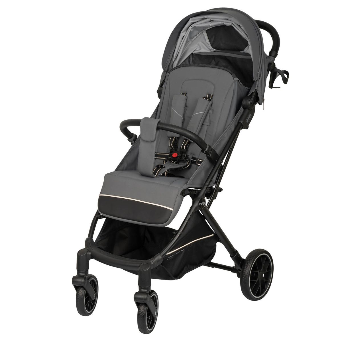 Коляска прогулочная Indigo SKIP темно-серый