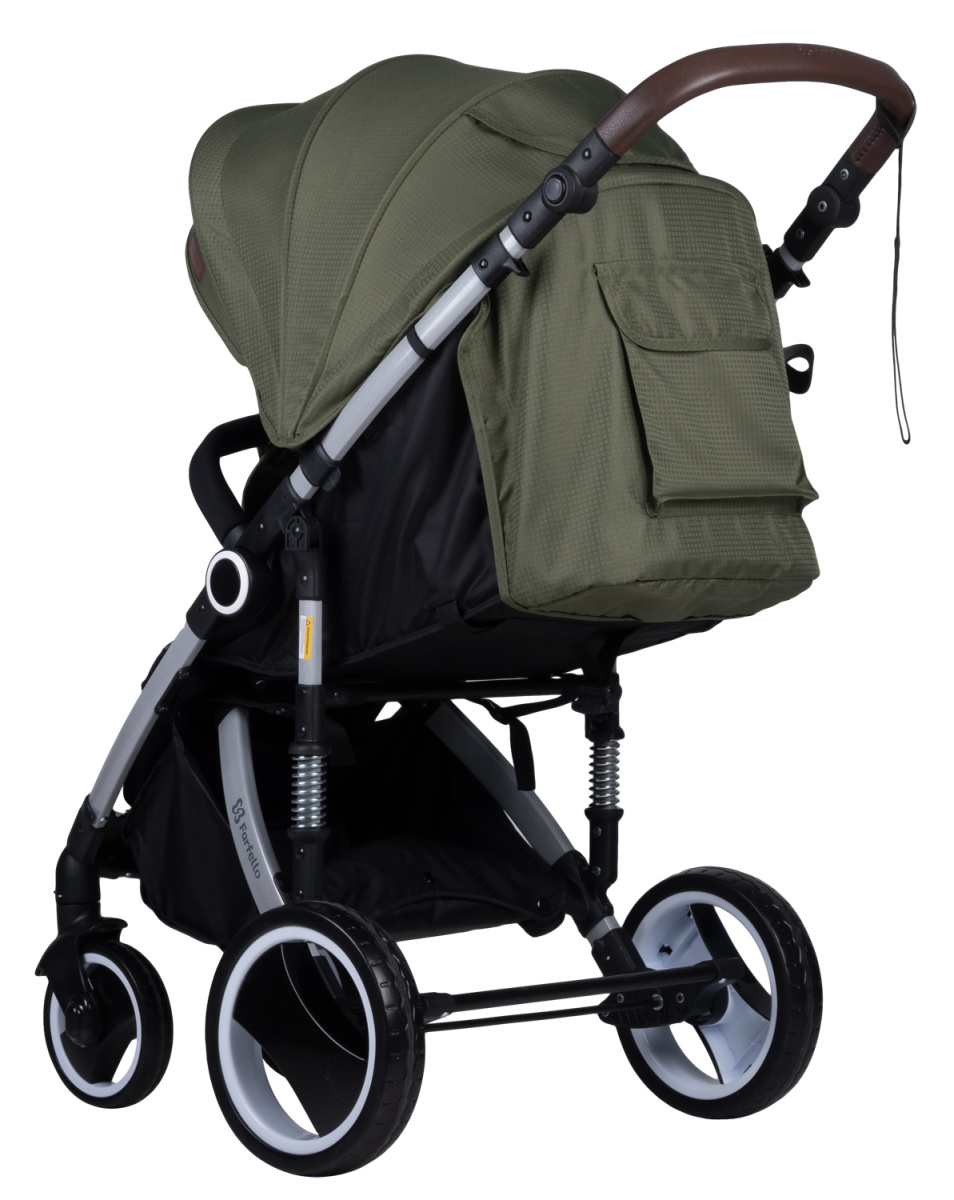 Коляска детская прогулочная Farfello Bino Angel Plus (Khaki/ хаки)