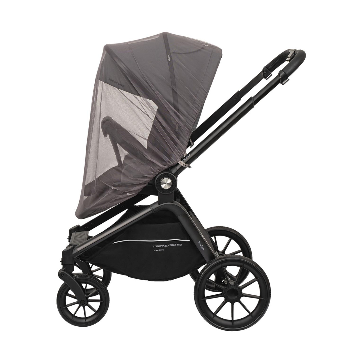 Коляска прогулочная Indigo SOLAR серый