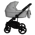 Коляска 2в1 Indigo LAMAR - La 06 (св.серая кожа)