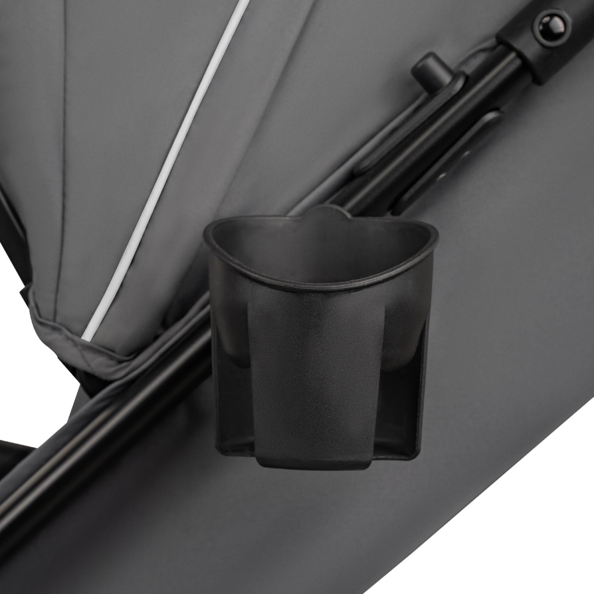 Коляска прогулочная Indigo EPICA XL AIR с сумкой темно-серый