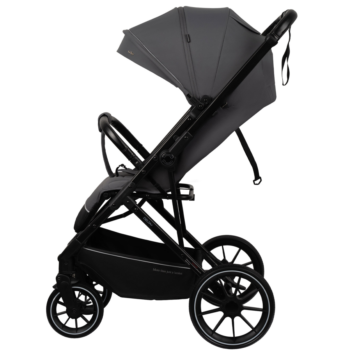 Коляска прогулочная Indigo Delta+ темно-серый