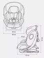 Автокресло Rant Basic Twist Next isofix группа 0+/1/2/3 (0-36 кг) Olive