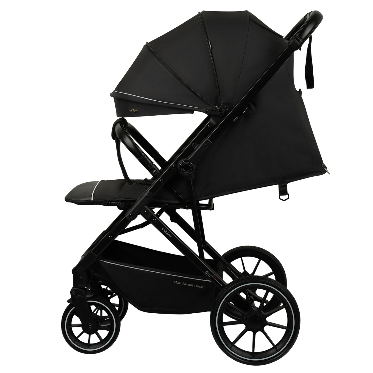 Коляска прогулочная Indigo Delta+ черный