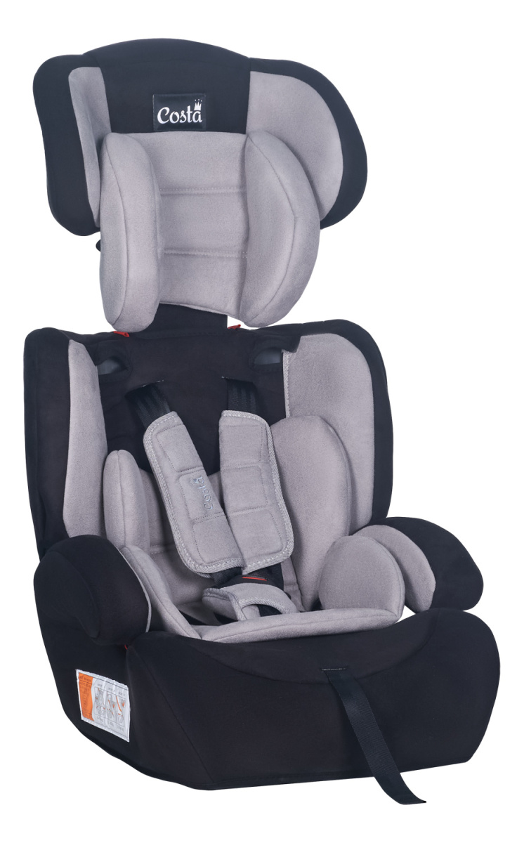 Автокресло детское Farfello CS-003 серо-черный велюр/Grey/black velour, YB702Agbv