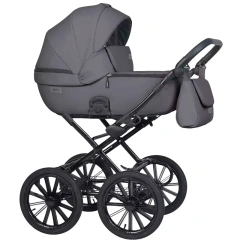 Коляска 2 в 1 Riko Basic Montana Ecco Prestige 24 Graphite