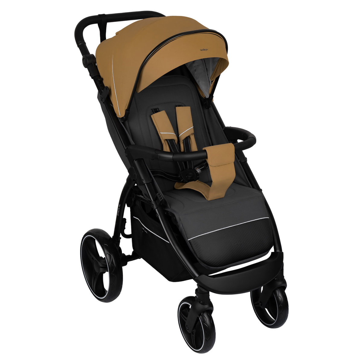 Коляска прогулочная Indigo EPICA XL бежевый-серый