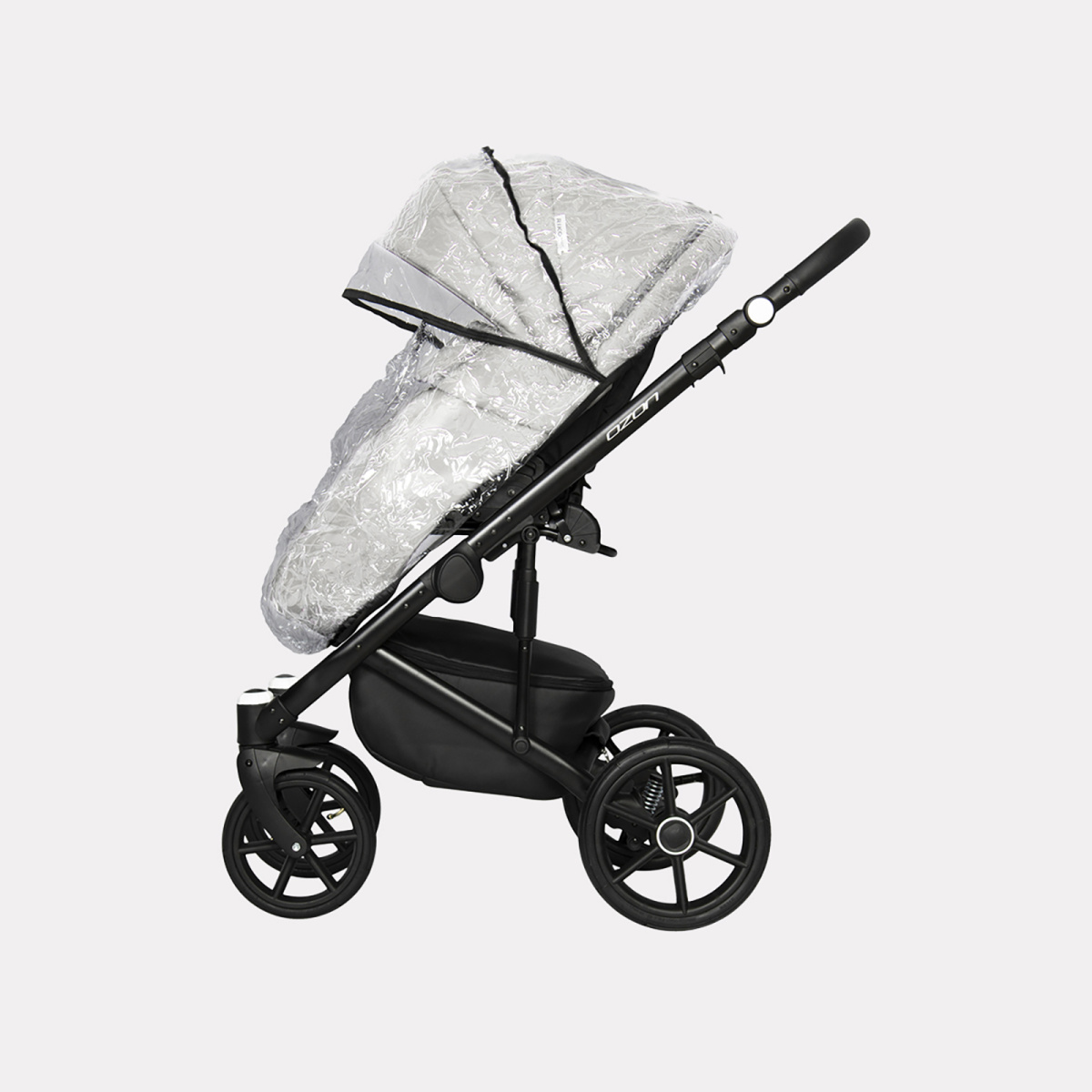 Коляска 3 в 1 Riko Basic Ozon, 07 белый