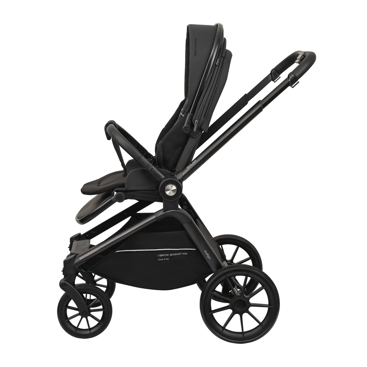 Коляска прогулочная Indigo SOLAR черный