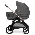 Коляска 3 в 1 Inglesina Aptica New 2025 + Автокресло Inglesina Darwin i-Size (0-13 кг), Velvet Grey (Темно-серый)