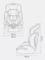Автокресло Rant Basic Spark Next группа 1/2/3 (9-36 кг) Grey