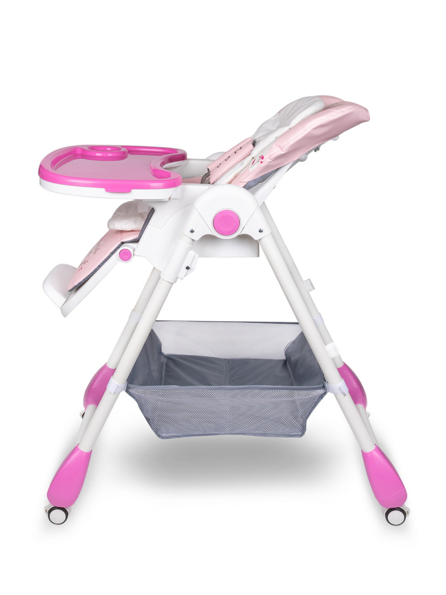 Стульчик для кормления Sevillababy Zoo Pink, розовый, зайчик