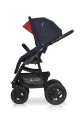 Коляска 3 в 1 Riko Basic Alfa 07 черно-красный