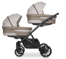 Коляска для двойни 2 в 1 Riko Team 2020 бежевый
