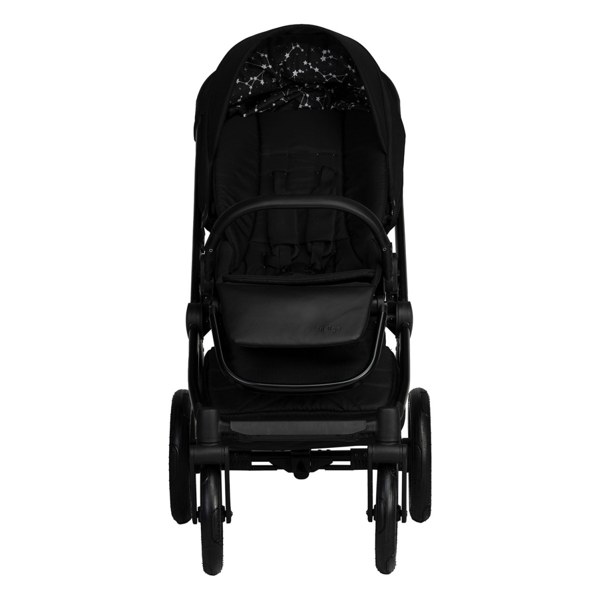 Коляска 2в1 Indigo SOLIO So 06 (черный)