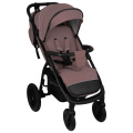 Коляска прогулочная Indigo EPICA XL AIR с сумкой розовый
